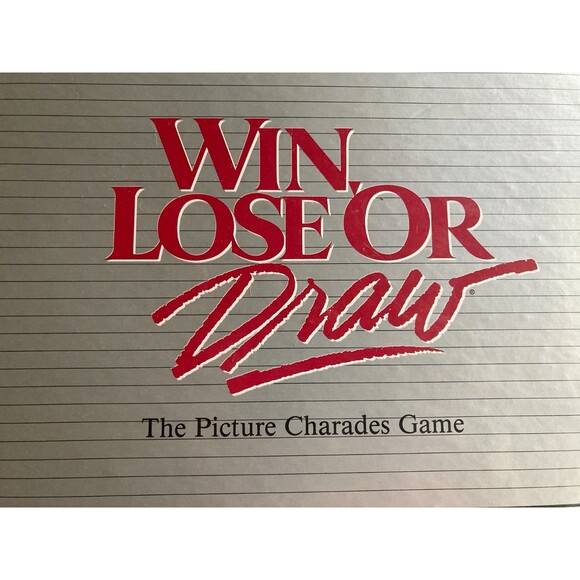 Win Lose or Draw Board Game by Milton Bradley MB 1988 Party Game New & Sealed - Picture 8 of 8